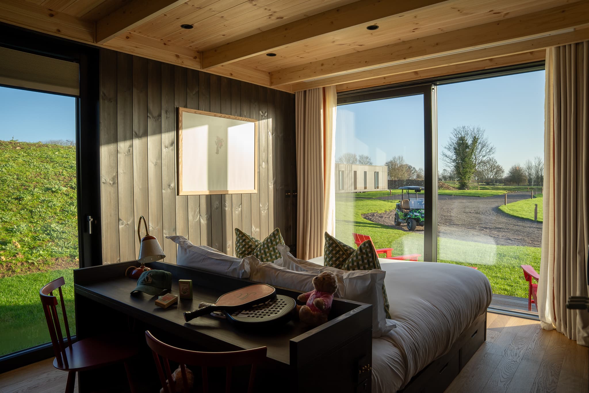 bed in cabin