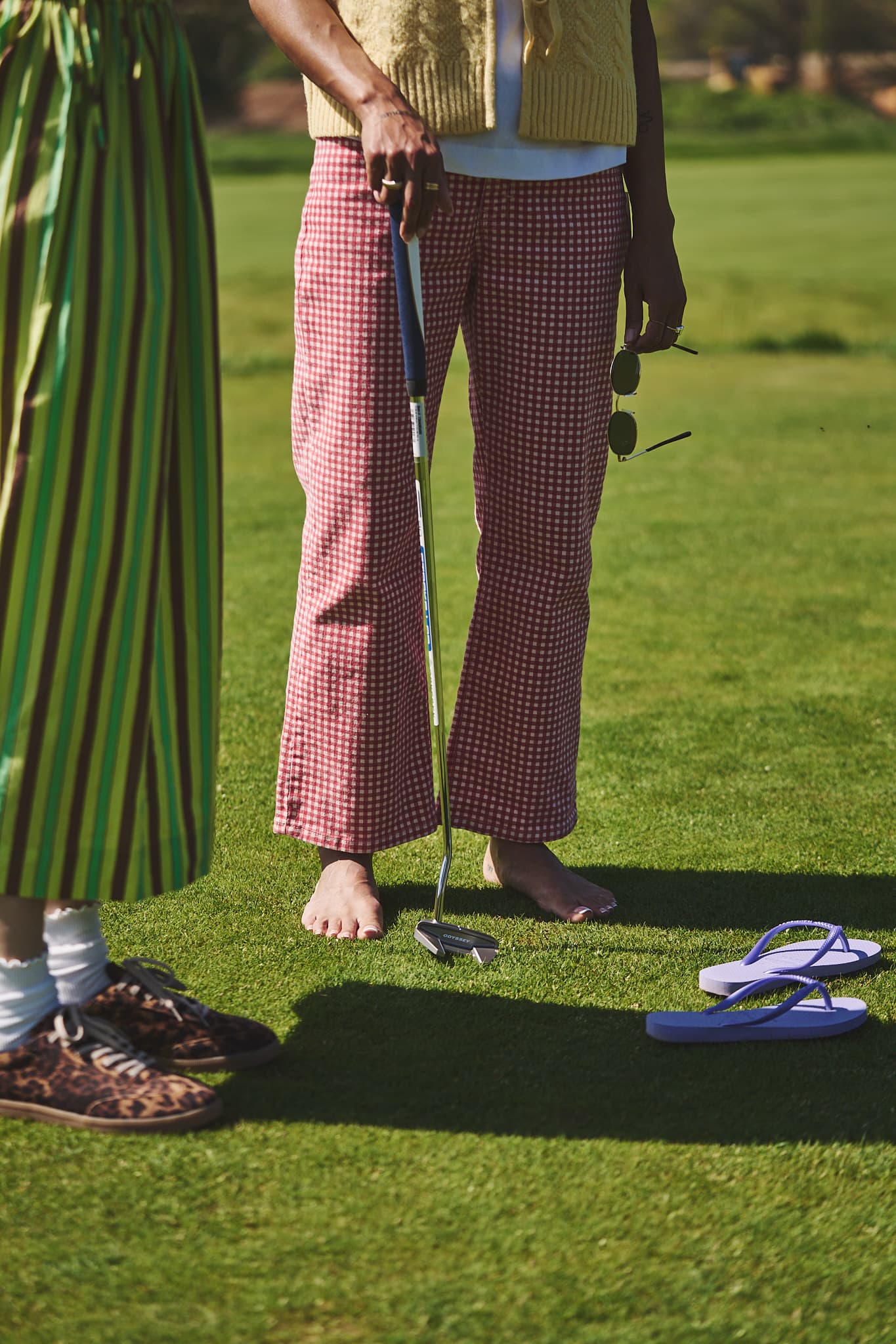 people playing golf