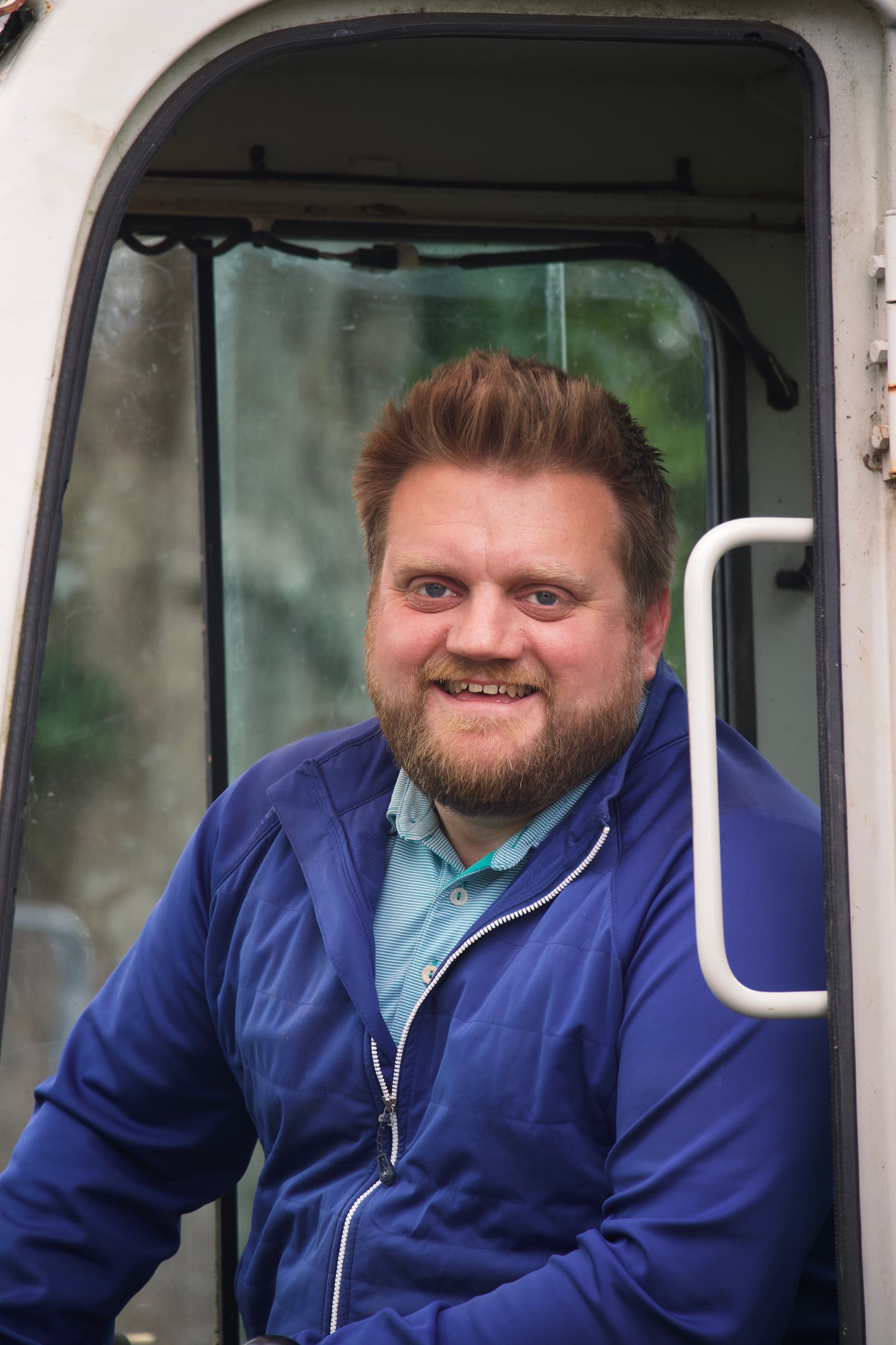 man smiling
