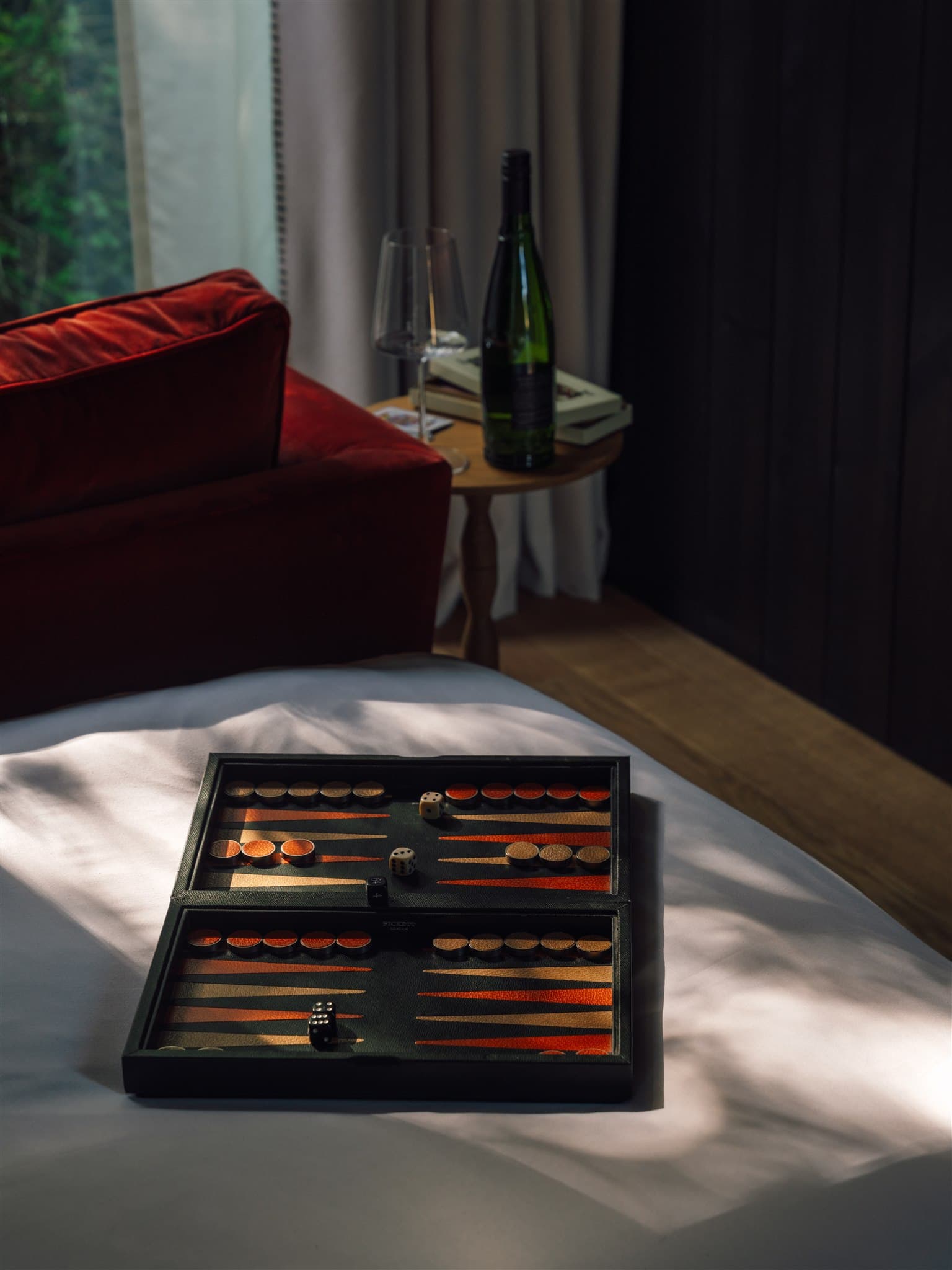 a bed