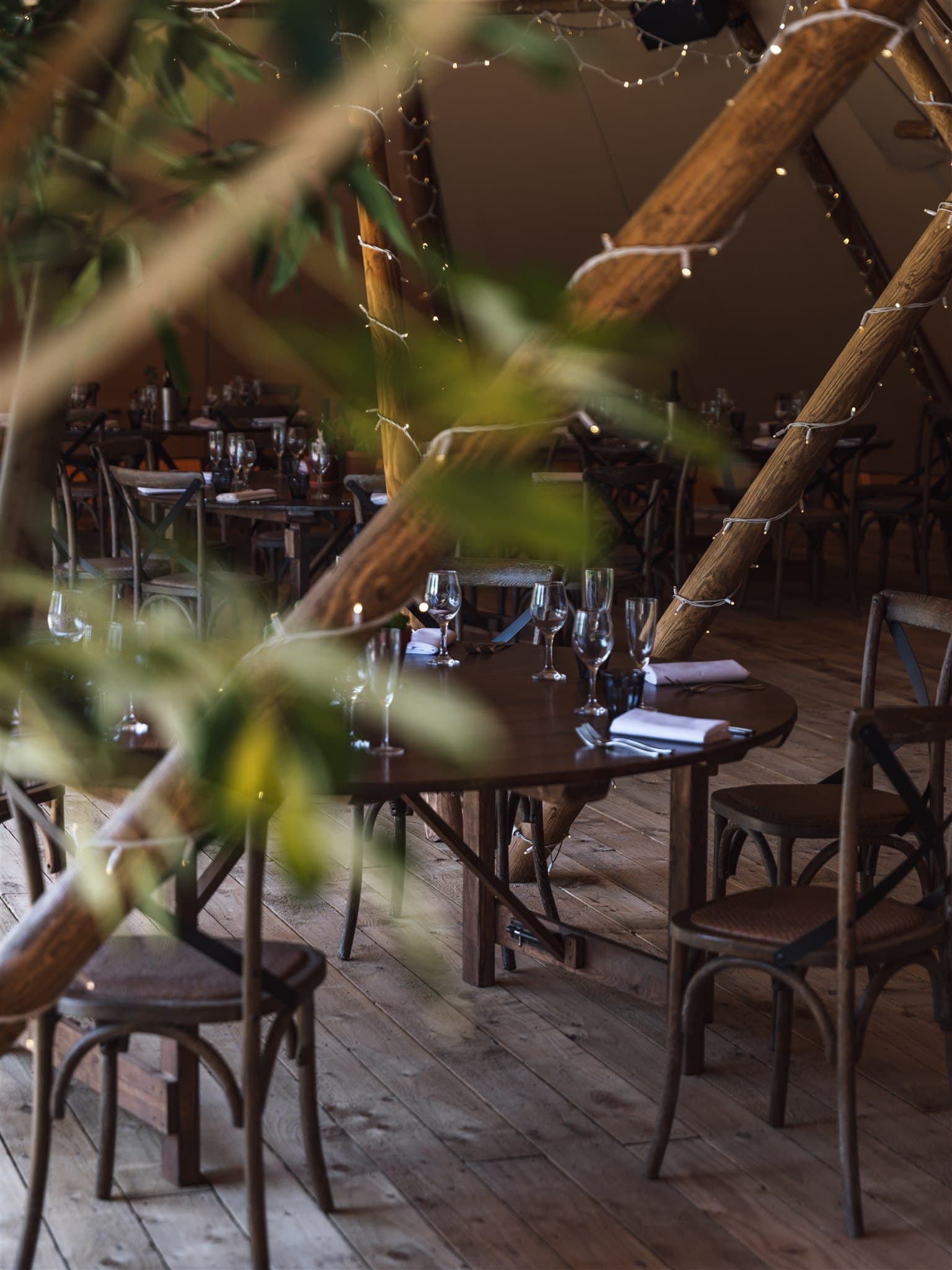 the tipi room